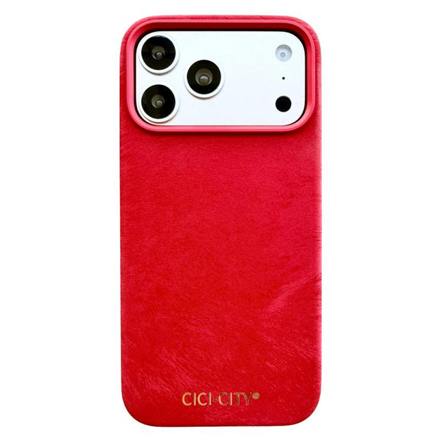 CICI-CITY CH-67 Velvet Invisible Magnetic Solid Color Phone Case, For iPhone 17 Pro Max, For iPhone 17 Pro, For iPhone 16 Pro Max, For iPhone 16 Pro