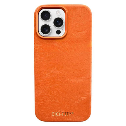 CICI-CITY CH-67 Velvet Invisible Magnetic Solid Color Phone Case, For iPhone 15 Pro Max, For iPhone 15 Pro