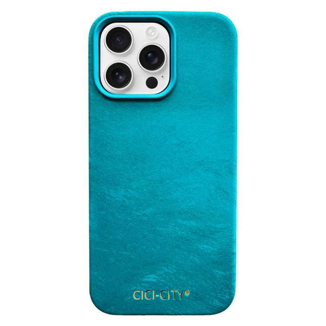 CICI-CITY CH-67 Velvet Invisible Magnetic Solid Color Phone Case, For iPhone 15 Pro Max, For iPhone 15 Pro