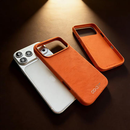 CICI-CITY CH-67 Velvet Invisible Magnetic Solid Color Phone Case, For iPhone 15 Pro Max, For iPhone 15 Pro