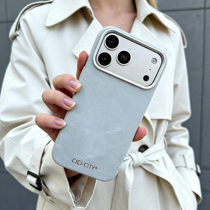 CICI-CITY CH-67 Velvet Invisible Magnetic Solid Color Phone Case, For iPhone 15 Pro Max, For iPhone 15 Pro