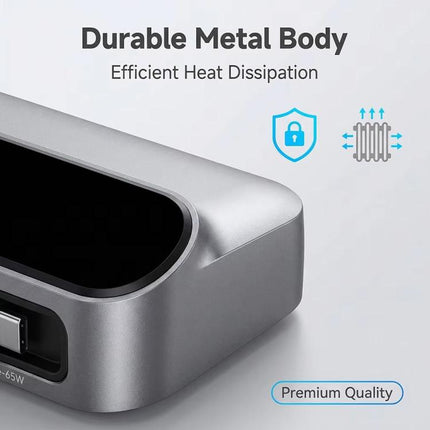 YMX-LCD470W 470W 3xType-C and 2xUSB GaN Smart Digital Display Multi-Function Charger with Type-C Retractable Cable, AU Plug, EU Plug, UK Plug, US Plug