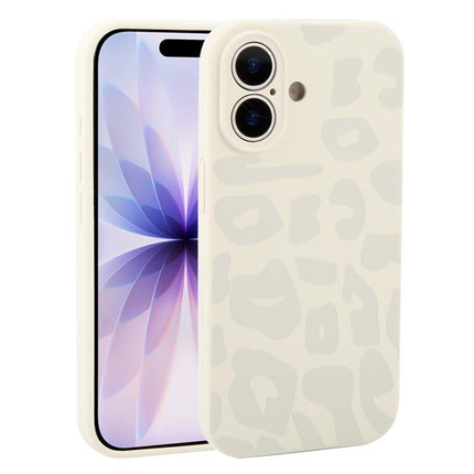 Precision Hole Leopard Print Liquid Silicone Phone Case, For iPhone 17, For iPhone Air