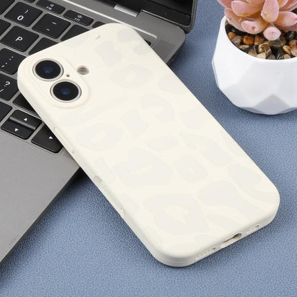 Precision Hole Leopard Print Liquid Silicone Phone Case, For iPhone 17, For iPhone Air