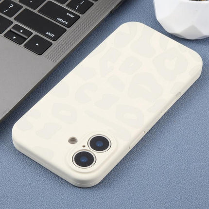 Precision Hole Leopard Print Liquid Silicone Phone Case, For iPhone 17, For iPhone Air