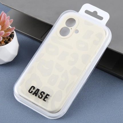 Precision Hole Leopard Print Liquid Silicone Phone Case, For iPhone 17, For iPhone Air