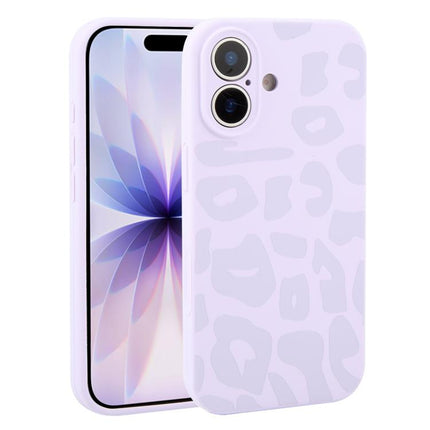 Precision Hole Leopard Print Liquid Silicone Phone Case, For iPhone 17, For iPhone Air