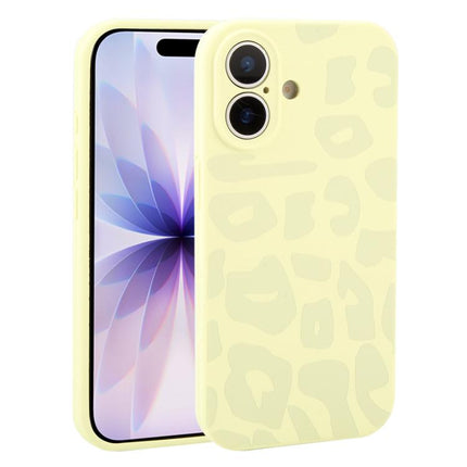 Precision Hole Leopard Print Liquid Silicone Phone Case, For iPhone 17, For iPhone Air
