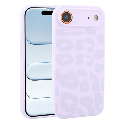 Precision Hole Leopard Print Liquid Silicone Phone Case, For iPhone 17, For iPhone Air