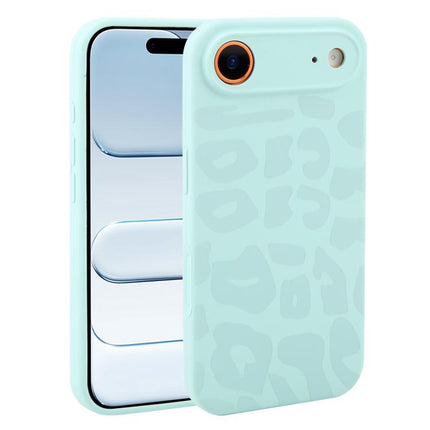 Precision Hole Leopard Print Liquid Silicone Phone Case, For iPhone 17, For iPhone Air