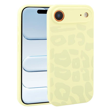 Precision Hole Leopard Print Liquid Silicone Phone Case, For iPhone 17, For iPhone Air