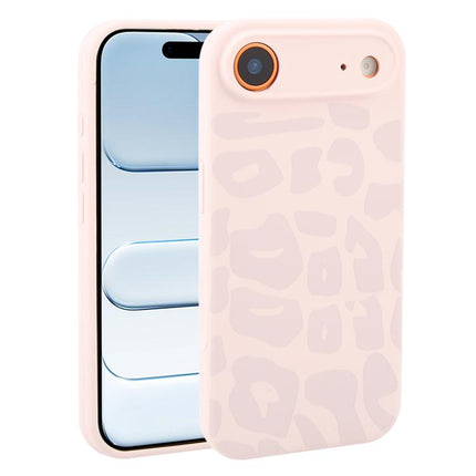 Precision Hole Leopard Print Liquid Silicone Phone Case, For iPhone 17, For iPhone Air