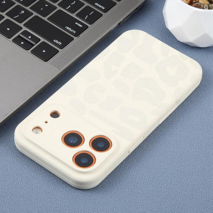 Precision Hole Leopard Print Liquid Silicone Phone Case, For iPhone 15 Plus, For iPhone 15