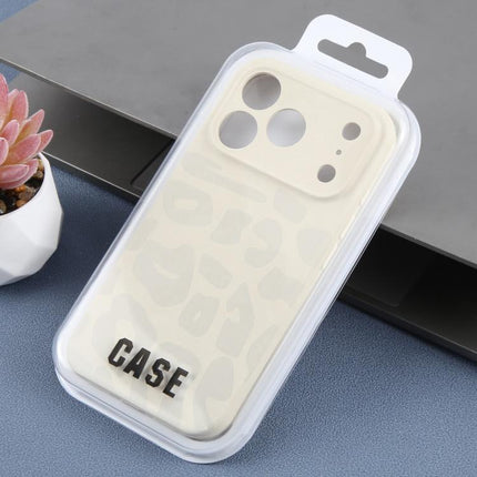 Precision Hole Leopard Print Liquid Silicone Phone Case, For iPhone 12 Pro Max, For iPhone 12 Pro