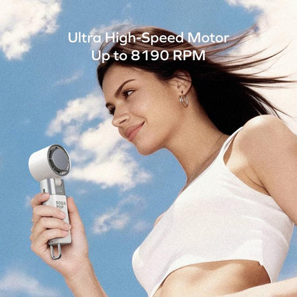 MOMAX IF21 GO FREEZE Ice Compress Folding High-Speed Handheld Fan