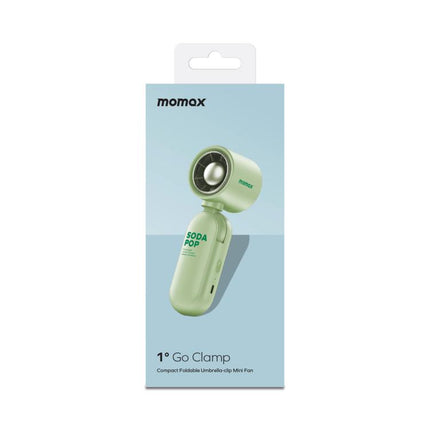 MOMAX IF22 GO CLAMP Umbrella Clip Folding High-Speed Fan