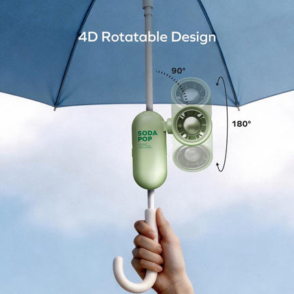 MOMAX IF22 GO CLAMP Umbrella Clip Folding High-Speed Fan