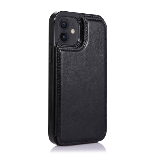 Funda de piel sintética y TPU a prueba de golpes con ranuras para tarjetas, soporte, marco de fotos y billetera, para iPhone 12 mini, para iPhone 12/12 Pro, para iPhone 12 Pro Max