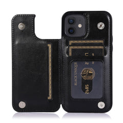 Funda de piel sintética y TPU a prueba de golpes con ranuras para tarjetas, soporte, marco de fotos y billetera, para iPhone 12 mini, para iPhone 12/12 Pro, para iPhone 12 Pro Max