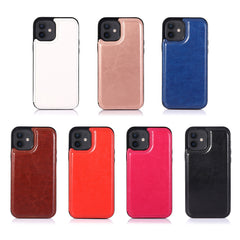 Funda de piel sintética y TPU a prueba de golpes con ranuras para tarjetas, soporte, marco de fotos y billetera, para iPhone 12 mini, para iPhone 12/12 Pro, para iPhone 12 Pro Max