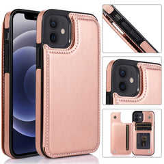 Funda de piel sintética y TPU a prueba de golpes con ranuras para tarjetas, soporte, marco de fotos y billetera, para iPhone 12 mini, para iPhone 12/12 Pro, para iPhone 12 Pro Max