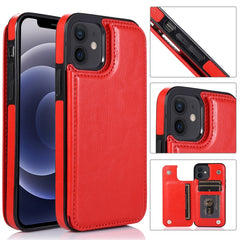 Shockproof PU + TPU Leather Case with Card Slots & Holder & Photo Frame & Wallet, For iPhone 12 mini, For iPhone 12 / 12 Pro, For iPhone 12 Pro Max