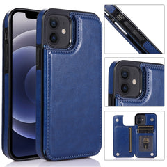 Funda de piel sintética y TPU a prueba de golpes con ranuras para tarjetas, soporte, marco de fotos y billetera, para iPhone 12 mini, para iPhone 12/12 Pro, para iPhone 12 Pro Max