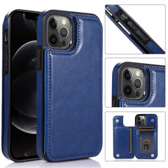 Shockproof PU + TPU Leather Case with Card Slots & Holder & Photo Frame & Wallet, For iPhone 12 mini, For iPhone 12 / 12 Pro, For iPhone 12 Pro Max