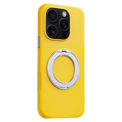 Boundless Series Rock Sand Magnetic Phone Case with 360 Degree Rotating Alloy Stand, For iPhone 17 Pro Max, For iPhone 17 Pro, For iPhone 16 Pro Max, For iPhone 16 Pro