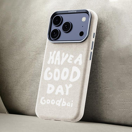 Beautiful Series Denim Texture Full Coverage Magnetic Phone Case, For iPhone 17 Pro Max, For iPhone 17 Pro, For iPhone 17, For iPhone 16 Pro Max
