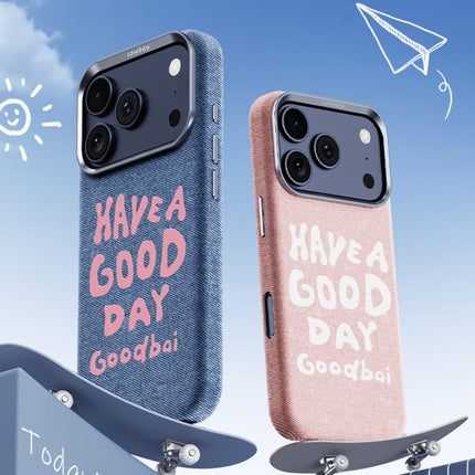Beautiful Series Denim Texture Full Coverage Magnetic Phone Case, For iPhone 17 Pro Max, For iPhone 17 Pro, For iPhone 17, For iPhone 16 Pro Max
