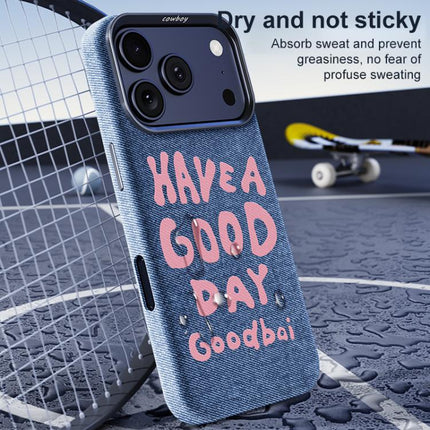 Beautiful Series Denim Texture Full Coverage Magnetic Phone Case, For iPhone 17 Pro Max, For iPhone 17 Pro, For iPhone 17, For iPhone 16 Pro Max