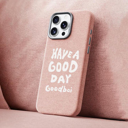 Beautiful Series Denim Texture Full Coverage Magnetic Phone Case, For iPhone 16 Pro, For iPhone 16 Plus, For iPhone 16, For iPhone 15 Pro Max