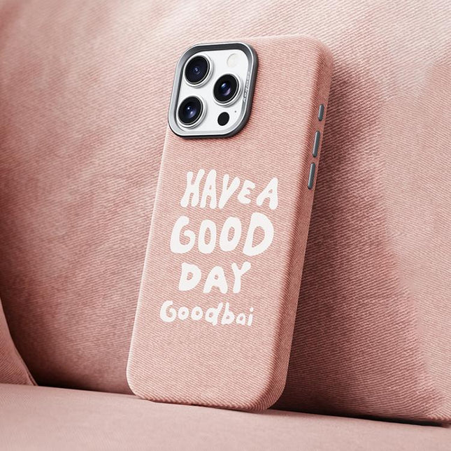 Beautiful Series Denim Texture Full Coverage Magnetic Phone Case, For iPhone 16 Pro, For iPhone 16 Plus, For iPhone 16, For iPhone 15 Pro Max