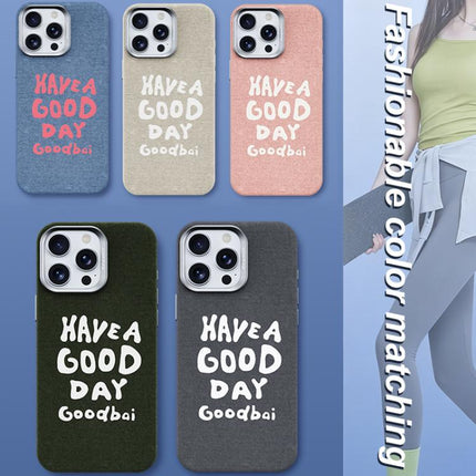 Beautiful Series Denim Texture Full Coverage Magnetic Phone Case, For iPhone 16 Pro, For iPhone 16 Plus, For iPhone 16, For iPhone 15 Pro Max