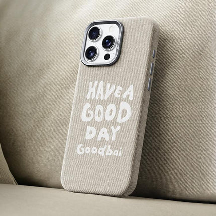 Beautiful Series Denim Texture Full Coverage Magnetic Phone Case, For iPhone 16 Pro, For iPhone 16 Plus, For iPhone 16, For iPhone 15 Pro Max