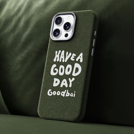 Beautiful Series Denim Texture Full Coverage Magnetic Phone Case, For iPhone 16 Pro, For iPhone 16 Plus, For iPhone 16, For iPhone 15 Pro Max