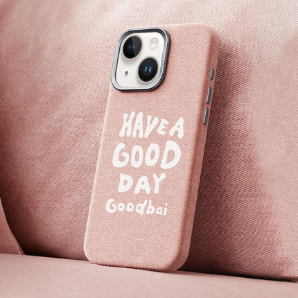 Beautiful Series Denim Texture Full Coverage Magnetic Phone Case, For iPhone 15 Pro, For iPhone 15 Plus / 14 Plus, For iPhone 15, For iPhone 14 / 13