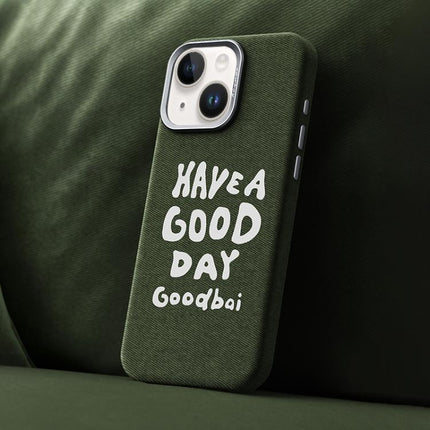 Beautiful Series Denim Texture Full Coverage Magnetic Phone Case, For iPhone 15 Pro, For iPhone 15 Plus / 14 Plus, For iPhone 15, For iPhone 14 / 13