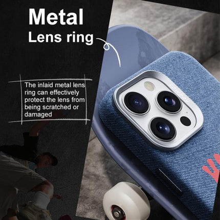 Beautiful Series Denim Texture Full Coverage Magnetic Phone Case, For iPhone 14 Pro, For iPhone 14 Pro Max