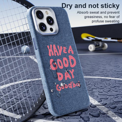 Beautiful Series Denim Texture Full Coverage Magnetic Phone Case, For iPhone 14 Pro, For iPhone 14 Pro Max