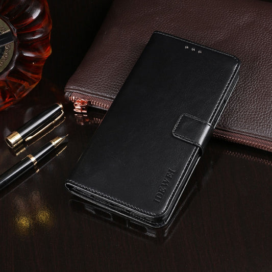 idewei Crazy Horse Texture Horizontal Flip Leather Case with Holder & Card Slots & Wallet, For Google Pixel 4a 5G