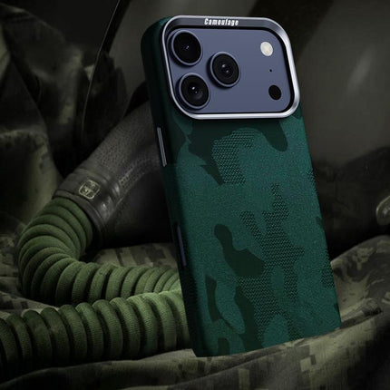 Camouflage Full Coverage Magnetic Shockproof Phone Case, For iPhone 17 Pro Max, For iPhone 17 Pro, For iPhone 17