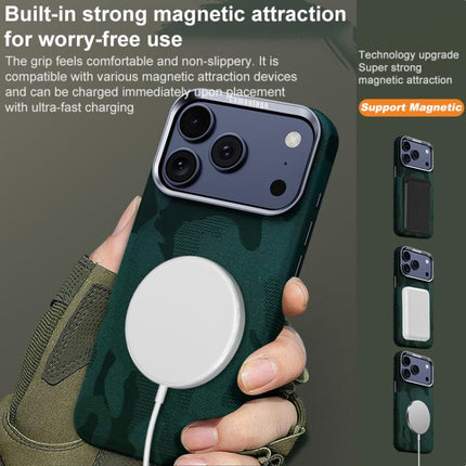 Camouflage Full Coverage Magnetic Shockproof Phone Case, For iPhone 17 Pro Max, For iPhone 17 Pro, For iPhone 17