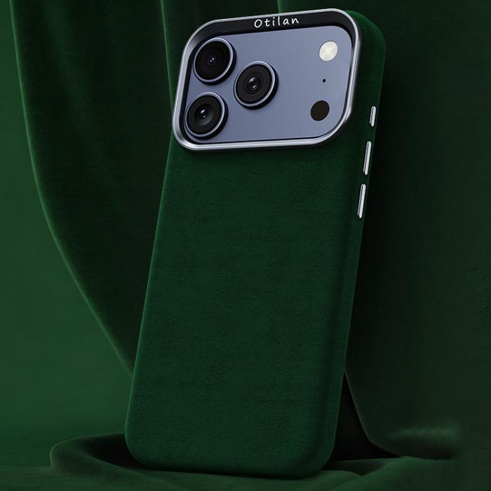 Ottilan Series Full Coverage Magnetic Microfiber Leather PC Phone Case, For iPhone 17 Pro Max, For iPhone 17 Pro, For iPhone 17