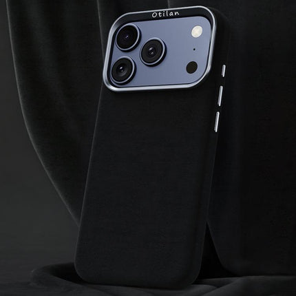 Ottilan Series Full Coverage Magnetic Microfiber Leather PC Phone Case, For iPhone 17 Pro Max, For iPhone 17 Pro, For iPhone 17