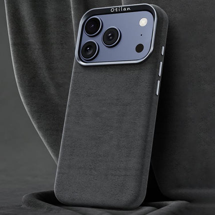 Ottilan Series Full Coverage Magnetic Microfiber Leather PC Phone Case, For iPhone 17 Pro Max, For iPhone 17 Pro, For iPhone 17