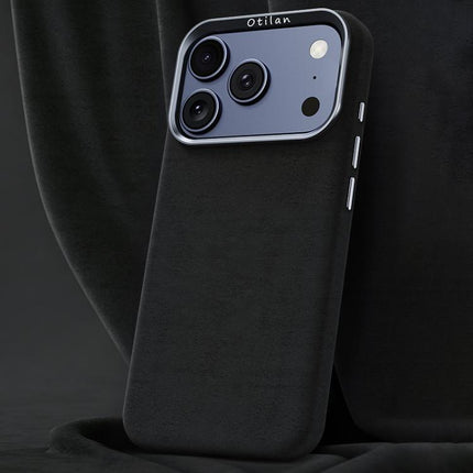 Ottilan Series Full Coverage Magnetic Microfiber Leather PC Phone Case, For iPhone 17 Pro Max, For iPhone 17 Pro, For iPhone 17