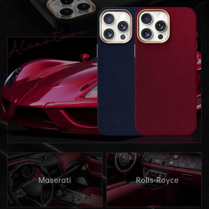 Ottilan Series Full Coverage Magnetic Microfiber Leather PC Phone Case, For iPhone 16 Pro Max, For iPhone 16 Pro, For iPhone 16 Plus