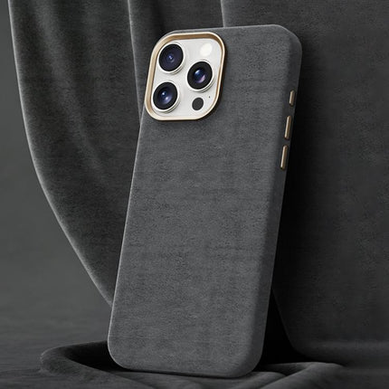 Ottilan Series Full Coverage Magnetic Microfiber Leather PC Phone Case, For iPhone 16 Pro Max, For iPhone 16 Pro, For iPhone 16 Plus